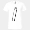 Unisex Jersey Short-Sleeve V-Neck T-Shirt Thumbnail