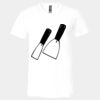 Unisex Jersey Short-Sleeve V-Neck T-Shirt Thumbnail