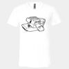 Unisex Jersey Short-Sleeve V-Neck T-Shirt Thumbnail