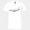 Unisex Jersey Short-Sleeve V-Neck T-Shirt Thumbnail