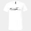 Unisex Jersey Short-Sleeve V-Neck T-Shirt Thumbnail