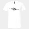 Unisex Jersey Short-Sleeve V-Neck T-Shirt Thumbnail