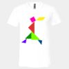 Unisex Jersey Short-Sleeve V-Neck T-Shirt Thumbnail