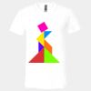 Unisex Jersey Short-Sleeve V-Neck T-Shirt Thumbnail