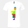 Unisex Jersey Short-Sleeve V-Neck T-Shirt Thumbnail