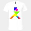 Unisex Jersey Short-Sleeve V-Neck T-Shirt Thumbnail