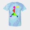 Multi-Color Spiral Tie-Dyed T-Shirt Thumbnail