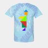 Multi-Color Spiral Tie-Dyed T-Shirt Thumbnail