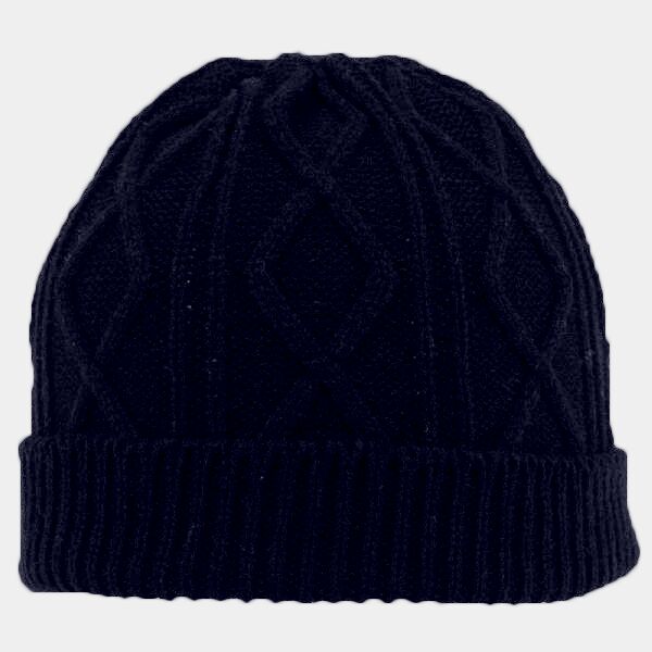 OTTO CAP 12" Cable Knit Beanie w/ Rib Knit Cuff Thumbnail